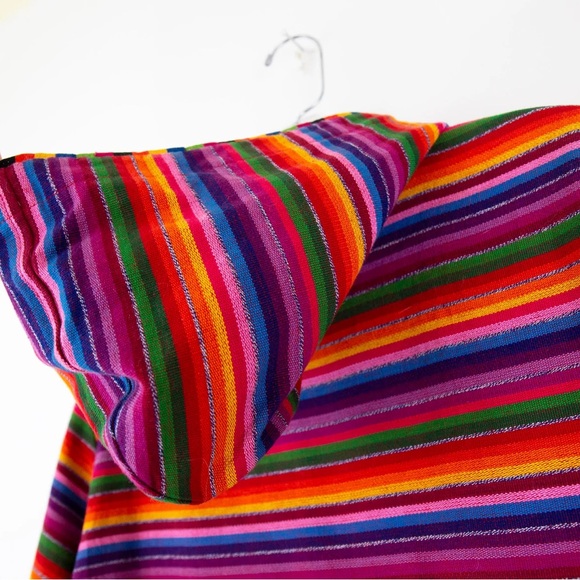 Rainbow Striped Zip-up Hoodie - Picture 7 of 16